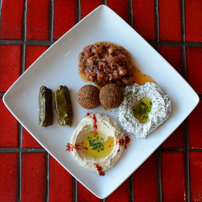 Our Mediterranean Food mixer, a favorite appetizer.